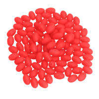 100Pcs Oval ประมง Lures ประมง ลูกปัด Sea Hard Floating Float Tackles