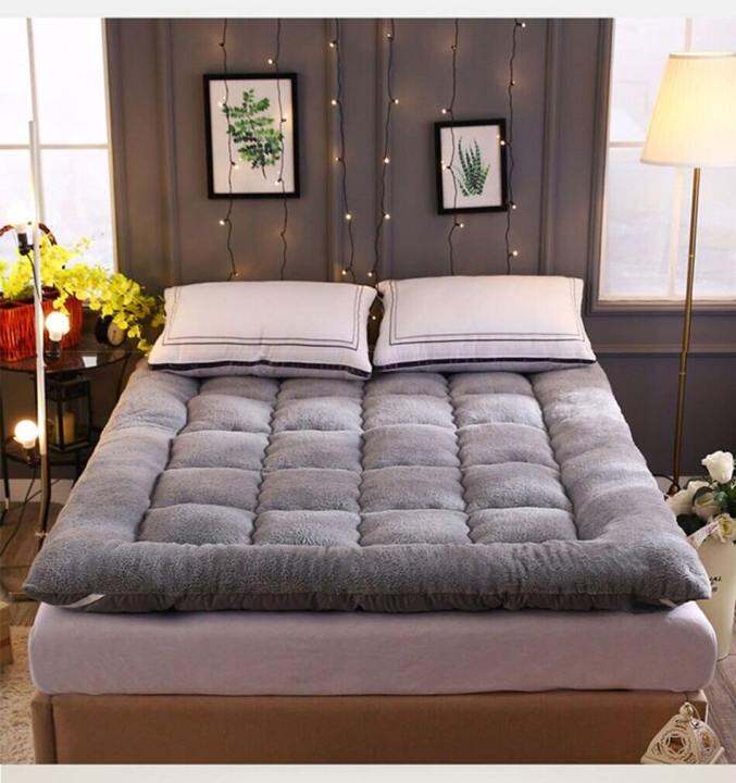 【ZARA】Thicker Velvet Mattress Tatami 10cm Folding Mattress King Size