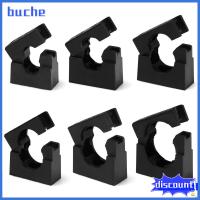 BUCHE 5Pcs โลหะ รองรับท่อ ฮาร์ดแวร์ อุปกรณ์ไฟฟ้า แคลมป์รัดสายไฟ คลิปหนีบสาย หัวเข็มขัดห่วงยางสูบลม แก้ไขการติดตั้งท่อ