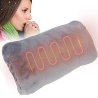 Hand Warmer Heat Pack Rechargeable Electric Hot Water Bag Safety Rabbit Fur Reusable Hot Water Bottle Handwarmer