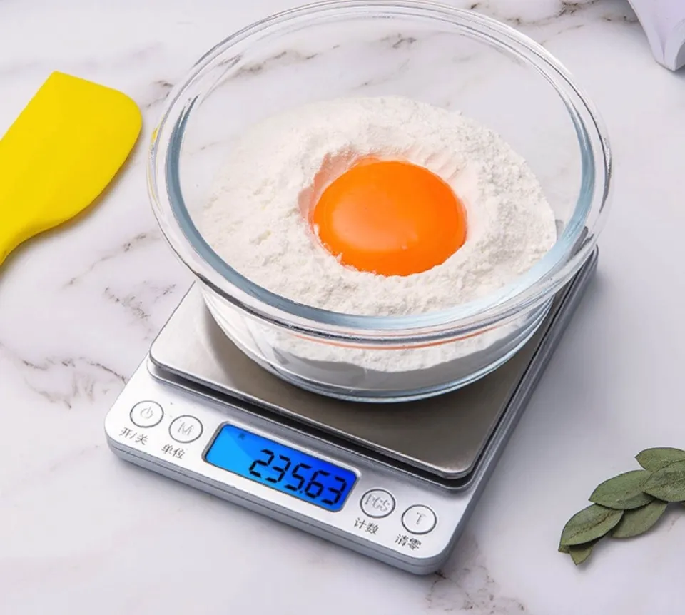 Usb Rechargeable Digital Kitchen Scale, Digital Scale 0.1g/3kg