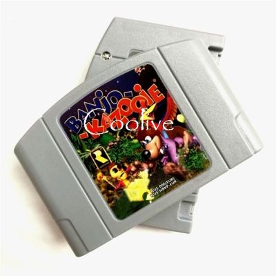 ∋ Banjo Kazooie Video Game Accessories Memory Cartridge Card for 64 Bit Console EU PAL Version