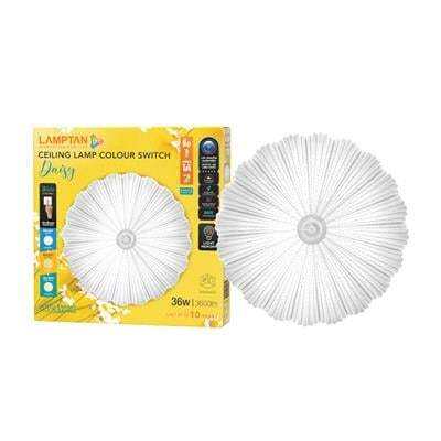 buy-now-โคมไฟเพดานอะคริลิก-led-36w-tri-color-lamptan-รุ่น-daisy-36w-สีขาว-แท้100