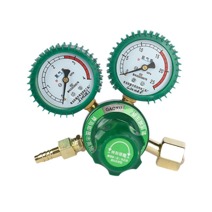 Oxygen Gas Bottle Regulators O2 Reducing Pressure Inhaler Acetylene Double Gauge Regulator