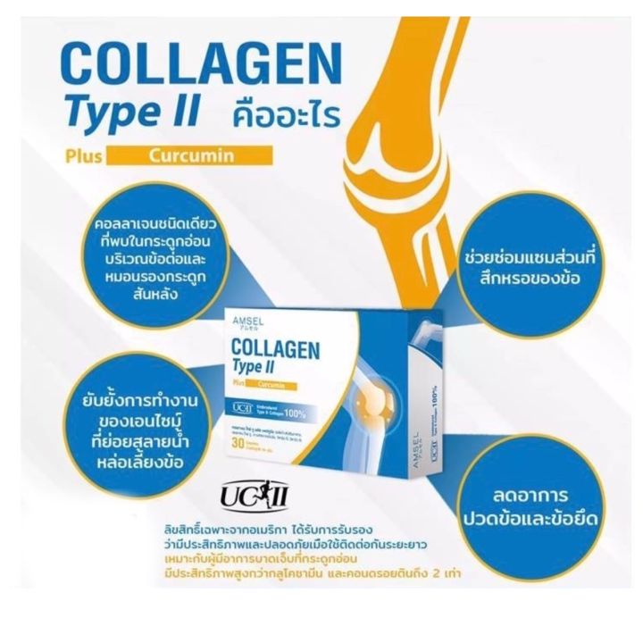 amsel-collagen-type-ii-plus-curcumin-คอลลาเจนไทป์ทู-30-แคปซูล-x-1-กล่อง-เพิ่มน้ำไขข้อ-ลดปวดข้อ