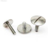 ☇☈△ 1/2/5pcs M2 M2.5 M3 M4 M5 M6 High Quality 304 Stainless Steel Large Extra Size Oversize Big Slotted Truss Round Head Screw Bolt