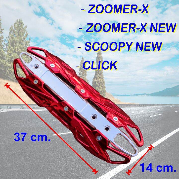 กันร้อนครอบท่อ-scoopy-new-ฝาครอบท่อ-click-zoomer-x-สีแดง-โครเมี่ยม-ใช้ดี-ราคาถูก