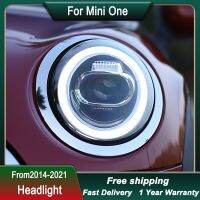 ไฟหน้ารถสำหรับ BMW Mini One Countryman 2014-2021อัพเกรดเป็น LED ไฟท้ายไฟฉายคาดศีรษะไฟฉายคาดศีรษะ DRL ไฟหน้าประกอบ