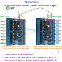 ใหม่ DC 12V 24V 16อินพุต16เอาต์พุต RS485รีโมทคอนลรีเลย์ PLC IO บอร์ดขยาย03 06 16 RTU โมดูล