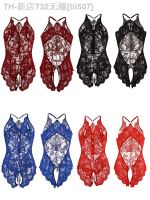 【CW】№  Crotch Bodysuit Size Erotic Babydoll Deep V Set