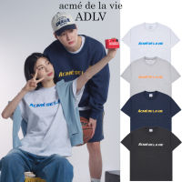 [Acme De La Vie] เสื้อยืดแขนสั้นปักโลโก้สปอร์ตของแท้100% ADLV