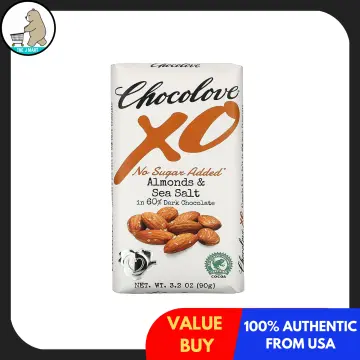 XO Almonds & Sea Salt in 60% Dark Chocolate (No Sugar Added