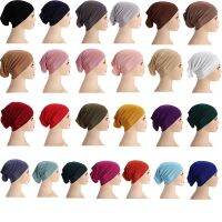 【CW】 Classic Practical Muslim Hijab Inners Stretchable Jersey Cotton Tube Cap Shawl Bottom Headscarf Bonnet 25Colors Size