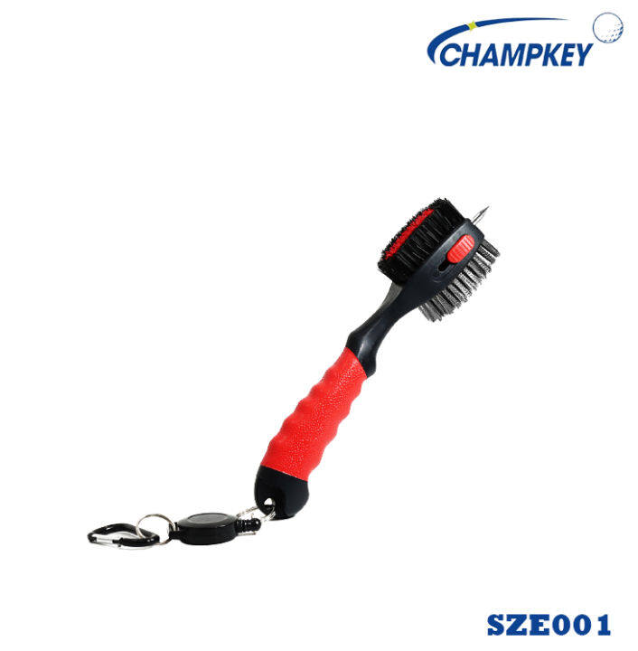 champkey-แปรงทำความสะอาดร่องไม้กอล์ฟ-2in1-enhua-golf-sze001-มีให้เลือกหลากสีให้เลือก