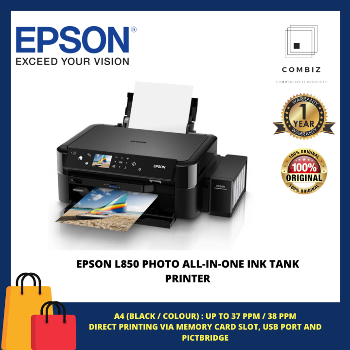 Epson L850 Photo All-in-One Ink Tank Printer | Lazada