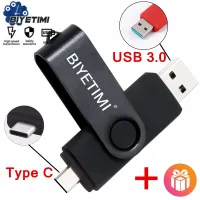 Biyetimi Usb แฟลชไดรฟ์64Gb Type C 3.0 128Gb ไดร์ฟปากกา256แท่งจีบี TYPE-C ความจุหน่วยความจำจริงสำหรับโทรศัพท์และพีซี