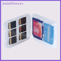 JointFlowers 2ชิ้น8 In1ที่ใส่อุปกรณ์ป้องกันมินิสำหรับเคสใส่ของ TF MS การ์ดความจำกล่องใส่กระเป๋า