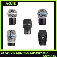 AOJIE ไมโครโฟนไร้สาย Capacitive ไมโครโฟนแบบไดนามิกแคปซูล Beta87ksm9hs Sm58beta58ksm8ดัดแปลงเพื่อ Shure ไมโครโฟนไร้สาย