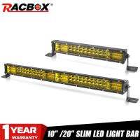 12V 24V ไฟขับรถ Triple Row Slim 1020นิ้วขับรถหมอกไฟ LED โคมไฟทำงานสำหรับ Off Road รถแทรกเตอร์เรือ4X4 Jeep Auto A SUV