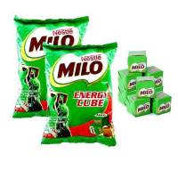 Milo Energy Cube ไมโลคิวป์ ขนมชอคโกแลต ไมโลอัดก้อน (2ห่อ รวม 200 เม็ด)