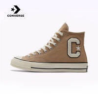 คอนเวิร์ส (Converse) รุ่น Chuck 70 รองเท้าผ้าใบสำหรับผู้ชายและผู้หญิงในซีรีส์ C สไตล์กีฬาแบบสูง รุ่น  Unisex C Logo High-Top Canvas Shoes A05966C