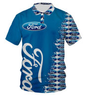 ford Brand New Mens Polo Shirt 3D Anime Short Sleeve Shirt Hip Hop Harajuku Oversized T-shirt 08（Contact the seller, free customization）