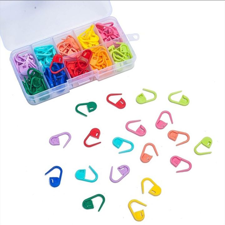 ZIDRYR SHOP 100/120PCS DIY Markers Craft Tools Locking Stitch Clip Sewing  supplies Crochet Hook kits Knitting Accessories