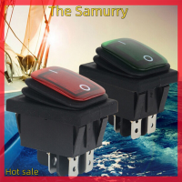 Samurry ✨Hot Sale✨ Car กันน้ำ4 PIN 12V LED Rocker สลับสวิทช์รถ Momentary เรือทะเลเปิด-ปิด