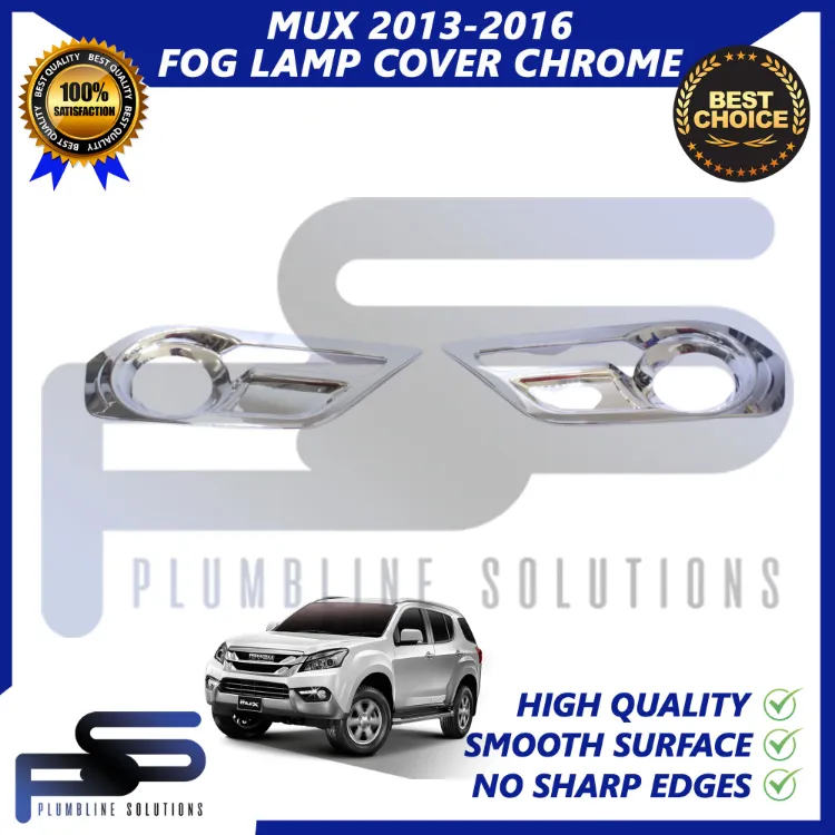 Isuzu MUX 2013 - 2017 Fog Light Cover / Fog Lamp Cover Chrome