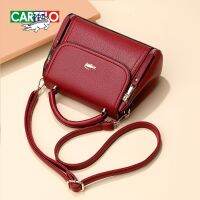 Cartelo leather texture bags female 2021 new inclined middle-aged mother bag handbag shoulder bag bag ✌✹