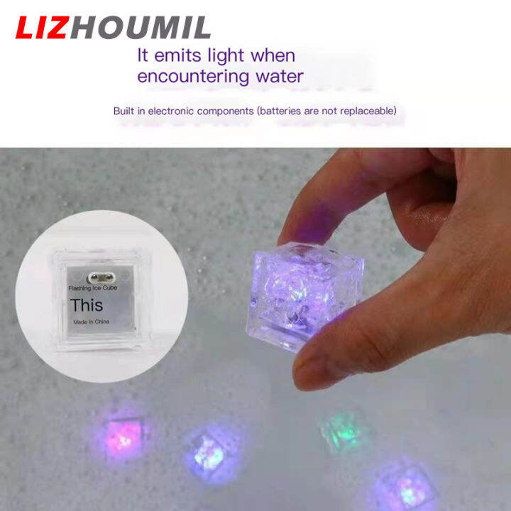 lizhoumil-ก้อนน้ำแข็งไฟ-led-ส่องสว่างหลากสี-ของขวัญของเล่นสำหรับบาร์โรงแรม-ktv-12ชิ้น