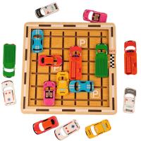 Traffic Game Puzzle Educational Toys Learning Board Games Cognitive Skill-Building Travel Game Intellectual Development Toys Wooden Toys