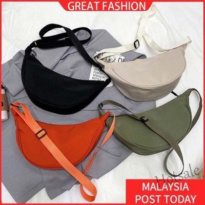 【hot sale】♈✴¤ C16 Canvas Bag Women Simple Shoulder Bag Sling Bag Waterproof Nylon Bag Casual Bag Unisex Crossbody Bag