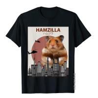 Funny Hamster T-Shirt Hamzilla- Cute Gift For Hamster Lovers T Shirt Tops Shirt Prevailing Cotton Fashionable Summer Mens