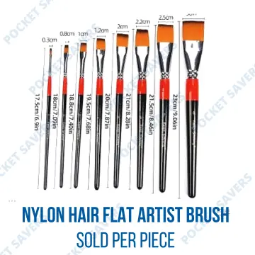 HWAHONG Artist Oil Acrylic Painting Paint Brush Filbert Flat Brush