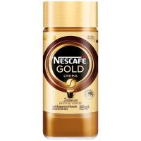 NESCAFE Gold Crema Instant Coffee เนสกาแฟ โกลด์ เครมมา กาแฟสำเร็จรูป ผสมกาแฟอาราบิก้า คั่วบดละเอียด 100g.