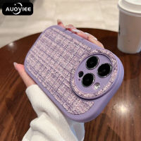 AUOVIEE เคสโทรศัพท์ผ้าขนปุยฤดูหนาว,สำหรับ iPhone 14 11 12 13 Pro Max XR XS Max Plus เคสนิ่มกันกระแทกสวยงาม