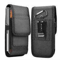 Black Loop With Pouch Belt Wallet Cover Cell Vertical Holster