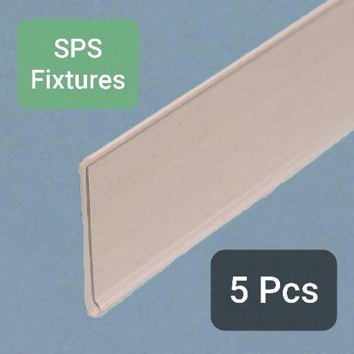 new Promo 5 Pcs Data strip / Label Holder Shelf with tape selfadhesive for Gondola / Price Tag