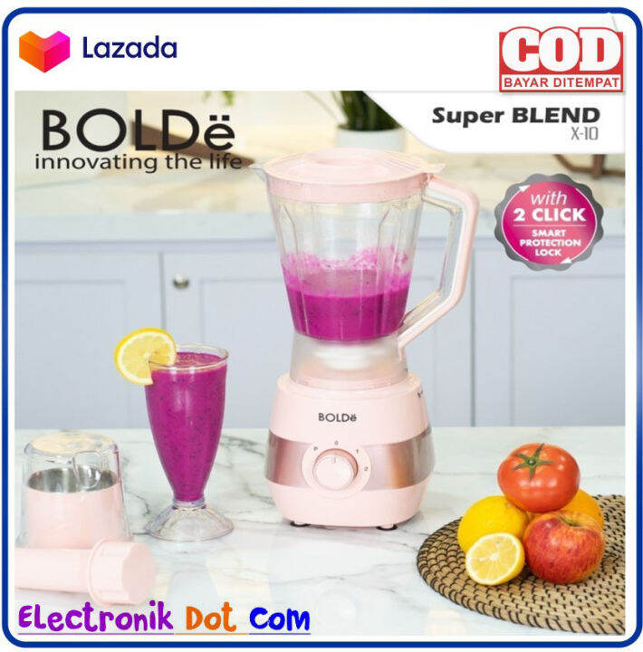 BOLDe Super Blend X10/BOLDe Blender Super Canggih 1,5 Liter Putih