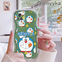 เคส Chenyyyka สำหรับ VIVO S7 V20 Pro V15 Pro ลายการ์ตูนโดราเอมอนน่ารักดีไซน์ใหม่เนื้อครีมขอบคลื่นนุ่มเคสมือถือโปร่งใสลายกล้องถ่ายรูปเรียบง่ายอ่อนโยนฝาครอบป้องกัน