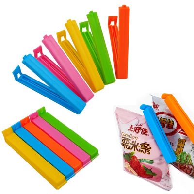 Portable Food Snack Seal Bag Sealing Clips Sealer Plastic Clamp Kitchen Storage Tool