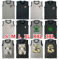 เสื้อแขนกุด ไซส์ S M L XL XXL 3XL เสื้อแขนกุดผู้ชาย เสื้อแขนกุดผู้หญิง เสื้อหน้าร้อน เสื้อใส่นอน