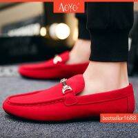 COD ☍✱ saafeeqdsdfsdw Casual Shoes Mens Fashion Peas Shoes Lazy Shoes Loafers Slip-Ons Mens Shoes