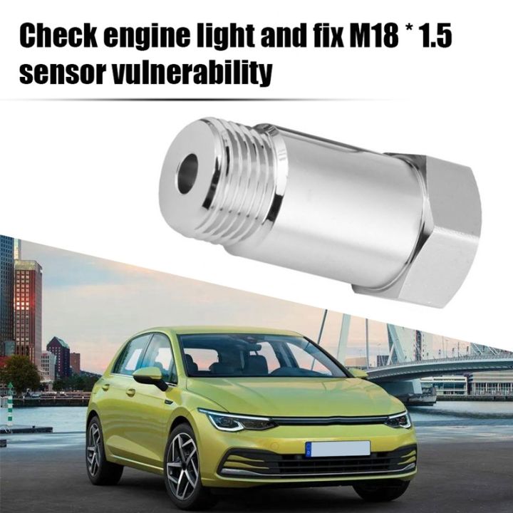 m18x1-5-oxygen-o2-sensor-adapter-converter-car-cel-fix-check-engine-light-eliminator-o2-extender-spacer