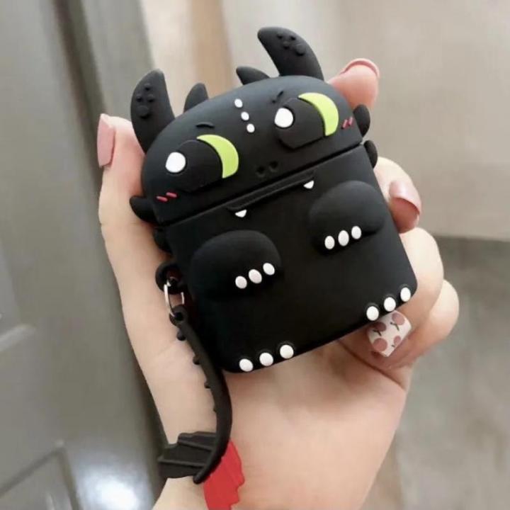 soft-silicone-earphone-case-for-lenovo-lp40-wireless-bt-headphone-3d-cute-cartoon-anime-earbuds-protective-cover-box-accessories-wireless-earbud-cases