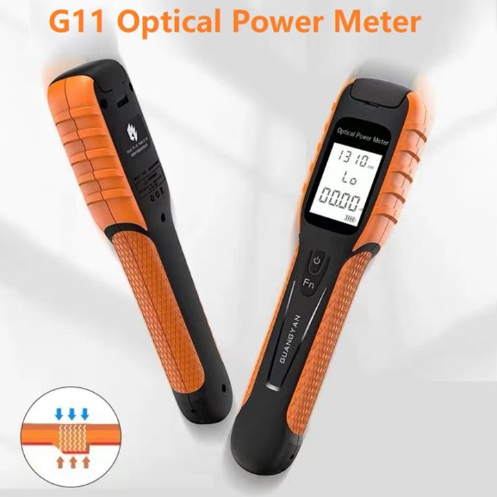 guangyan-g11-optical-power-meter-fiber-optical-cable-tester-ftth-70-to-6dbm-color-lcd-screen-fiber-optic-power-meter