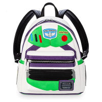 Loungefly Buzz Lightyear กระเป๋าเป้สะพายหลัง Space Ranger คอสเพลย์กระเป๋านักเรียนเด็กกระเป๋าเป้สะพายหลังผู้ชายผู้หญิงกระเป๋าพักผ่อน