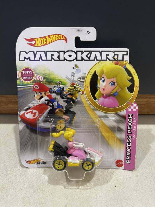 Xe Mô Hình đồ Chơi Cơ Bản Hotwheels 1 64 Mario Kart Princess Peach Standard Kart Lazada Vn