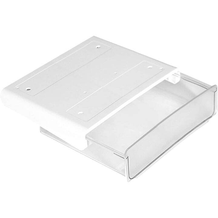 Under Desk Drawer Organizer, SelfAdhesive PopUp Under Desk Storage Box, Under Table Drawer
